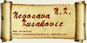 Negosava Kušaković vizit kartica